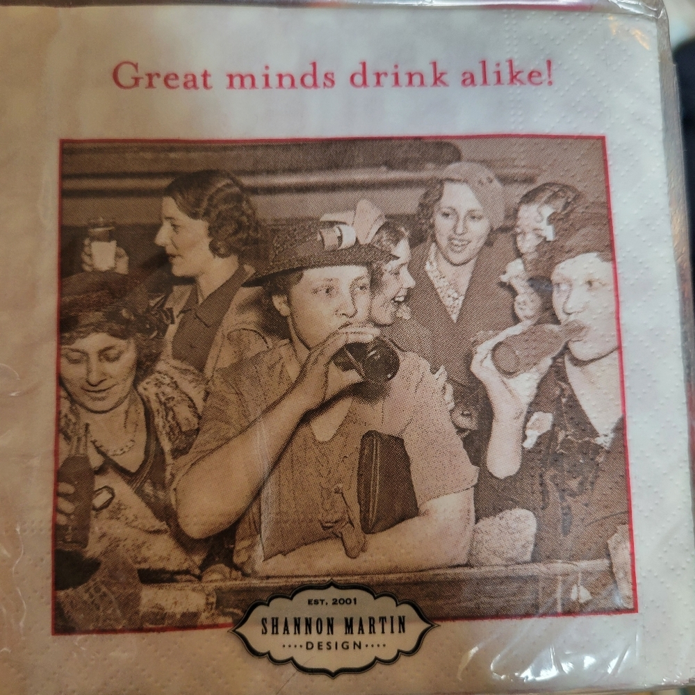 Wine Theme Coin Purse and Funny Cocktail Napkins ~ NWT ~ Happy Hour Fun! - Picture 5 of 16